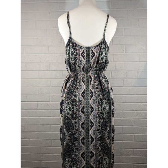 Cupcakes and Cashmere Leela‎ Sleeveless Boho Blue Summer Dress Women Size S - Picture 2 of 6